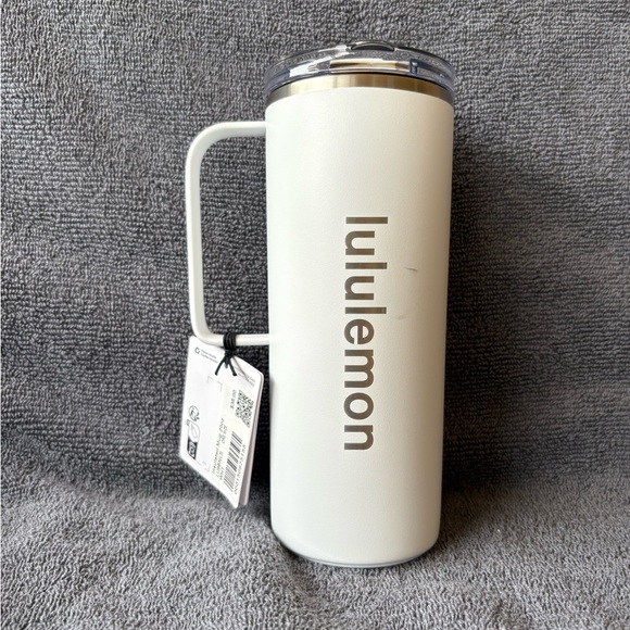 White Minimalist Ceramic Mug - Picture 1 of 5